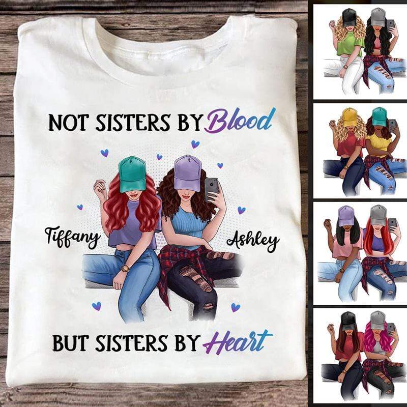 Selfie Bestie Colorful Personalized Shirt