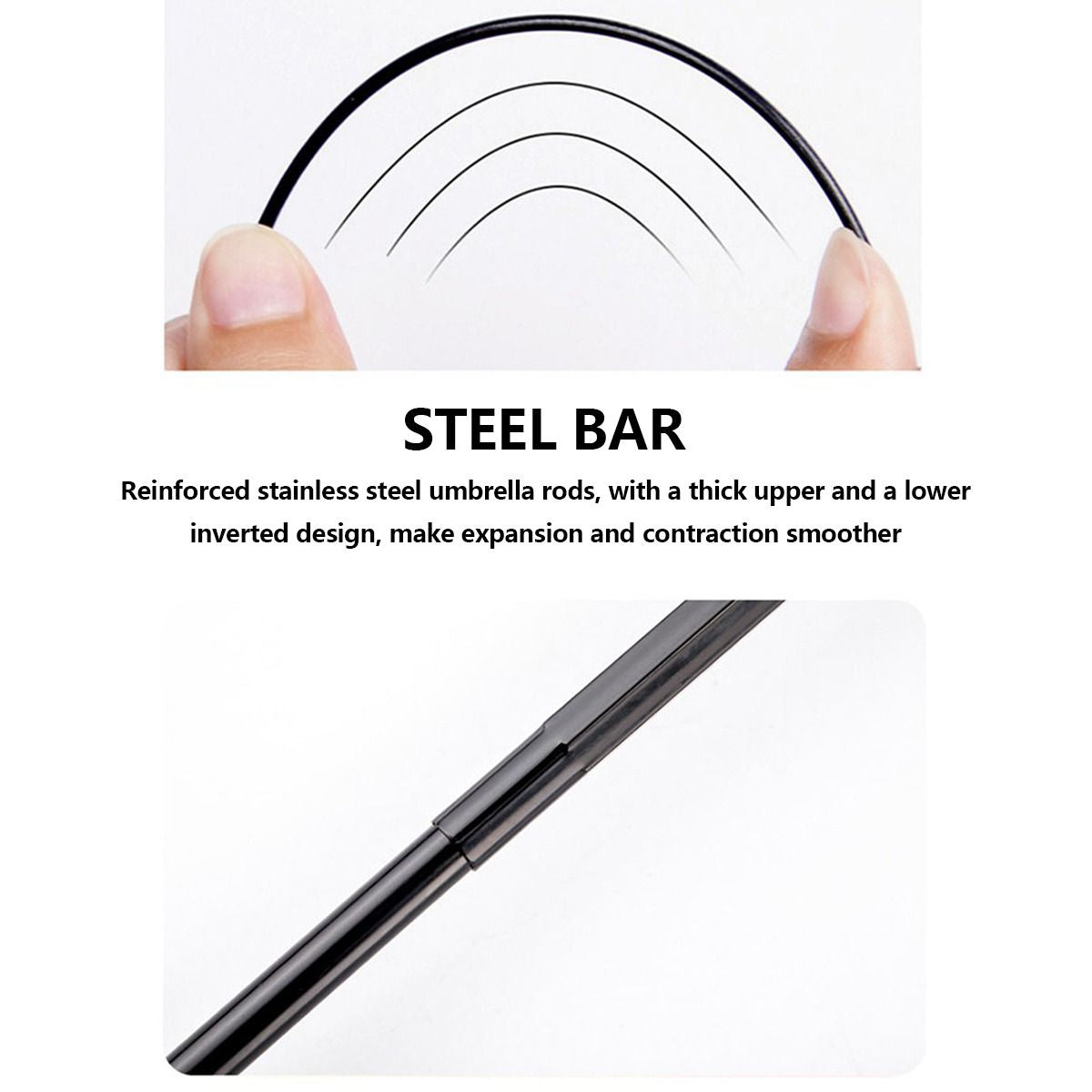 Funny Christmas Flamingo Santa Reindeer Costumes Brushed Polyester Umbrella No.HNGQIN