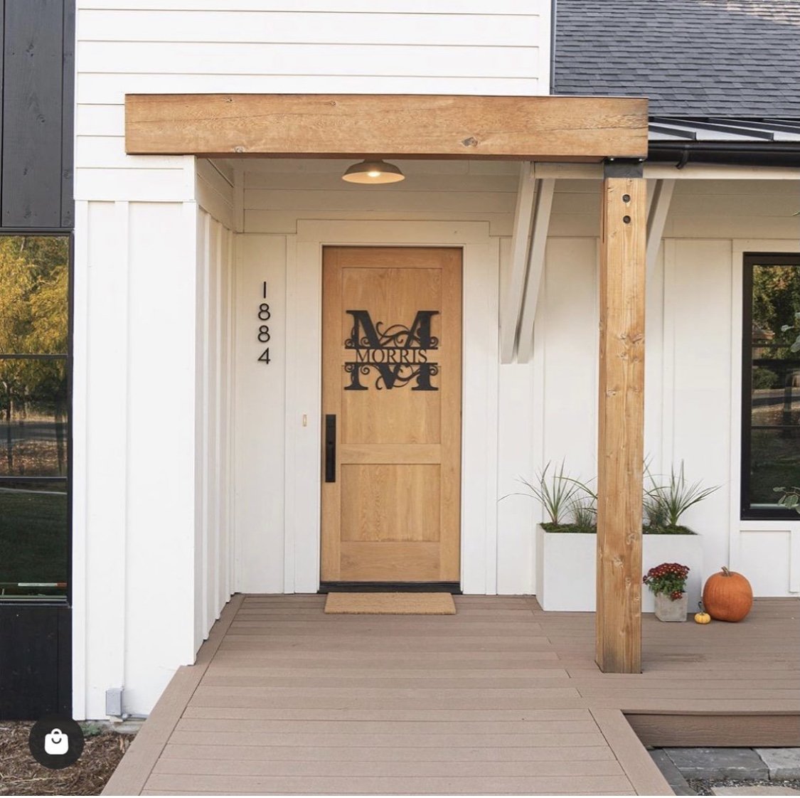 Split Letter Metal Monogram