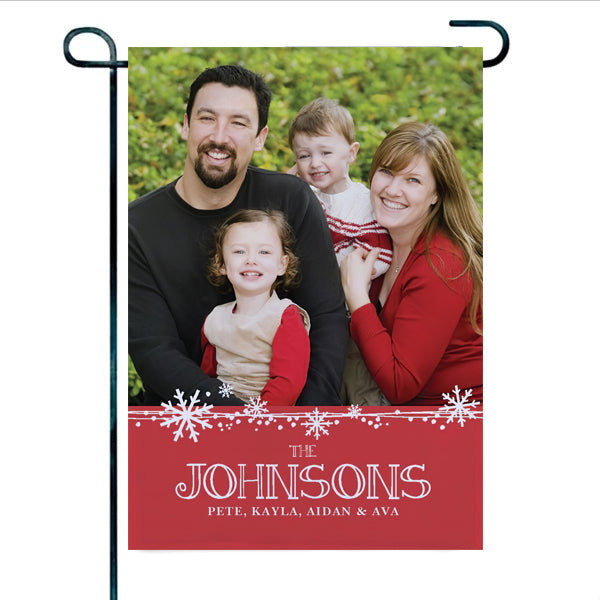 Personalized Family Photo Garden Flag