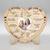 12 Reasons Why I Love You Mom Heart Personalized 2-Layered Wooden Plaque