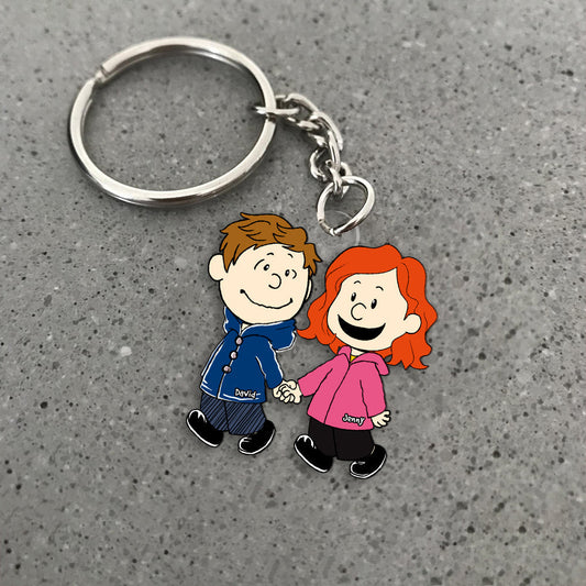 Students Couple Keychains Keychain – YeCustom