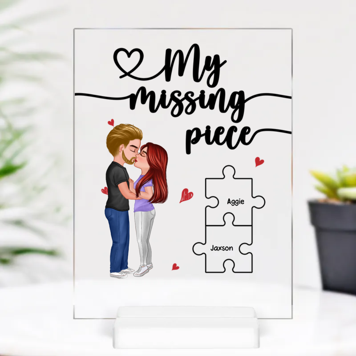 Custom Photo Acrylic Plaque, Valentines Gifts for Him