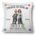 Bestie Congrats On Being My Bestie Fashion - Gift For Bestie - Personalized Pillow