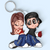 Y2K Couple Personalized Acrylic Keychain, Gift For Him, For Her