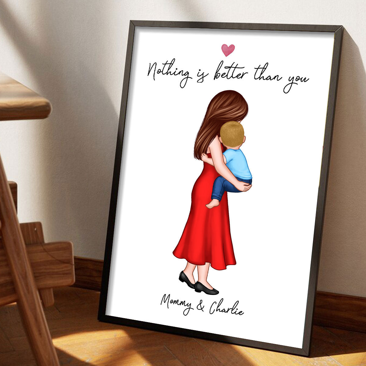 You Are My Everything Mother Holding Kid Personalized Poster