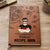 Man Cartoon Recipe Cookbook - Personalized Leather Journal