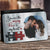 Missing Piece To My Heart - Anniversary Gift For Spouse, Lover, Couple - Personalized Custom Photo Aluminum Wallet Card
