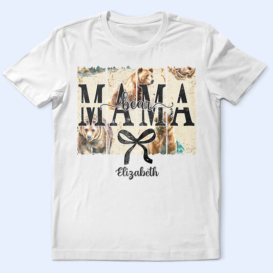 Mama Bear - Personalized T Shirt