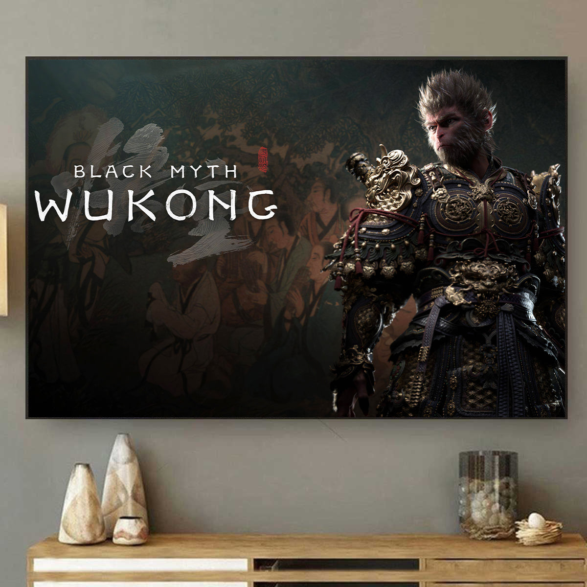 Black Myth game Wukong China Game art Poster Wall Art Poster