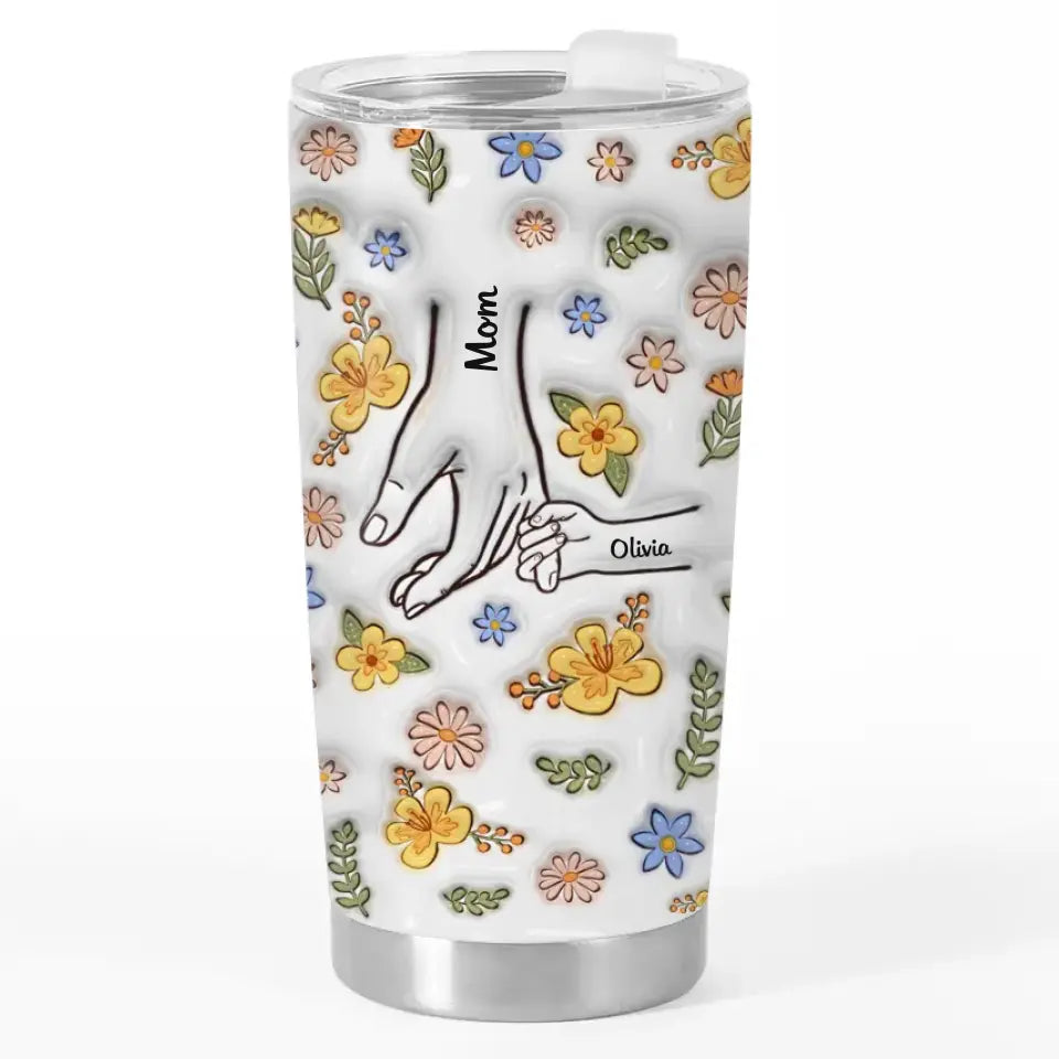 Best Mom Ever - Family Personalized Custom 3D Inflated Effect Printed Tumbler - Mother's Day, Gift For Mom, Grandma