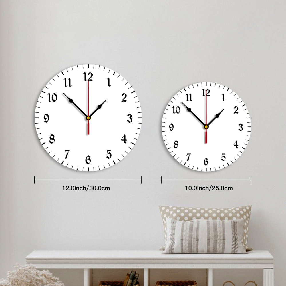 My Missing Piece Couple Photo Valentine's Day Gift Personalized Round Digital Wall Clock