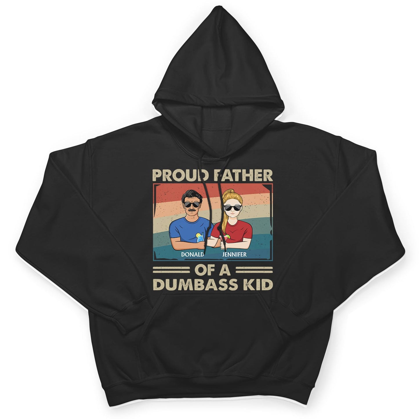 Proud Father Of A Few - Funny Gift For Dad, Father, Grandpa - Personalized T Shirt