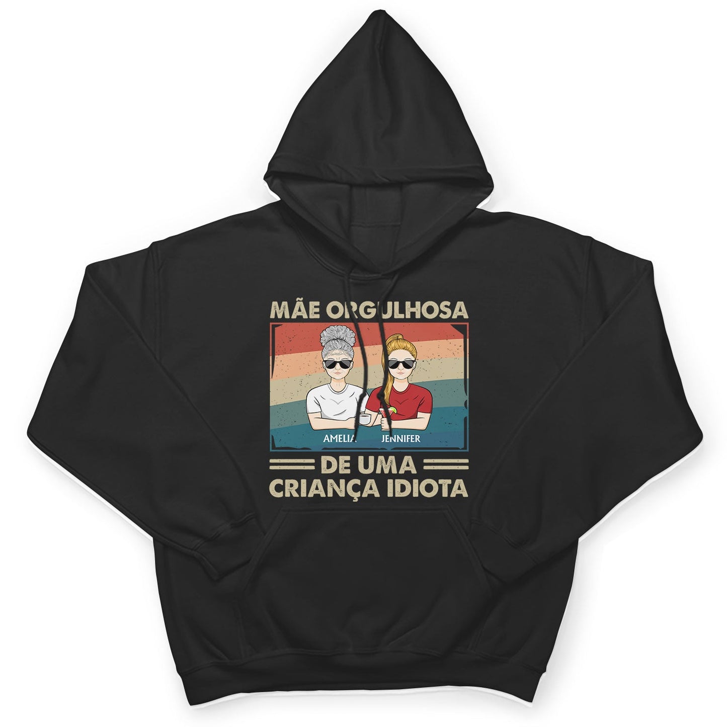 Mãe Orgulhosa - Presente Para Mamãe, Mãe, Vovó - T Shirt Personalizado