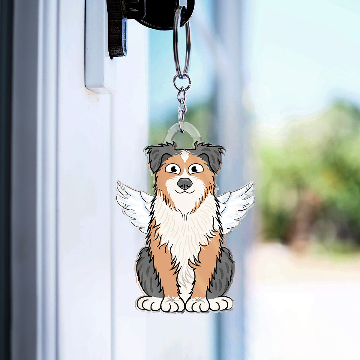 Funny Cartoon Pet - Gift For Cat Lovers, Dog Lovers - Personalized Cutout Acrylic Keychain