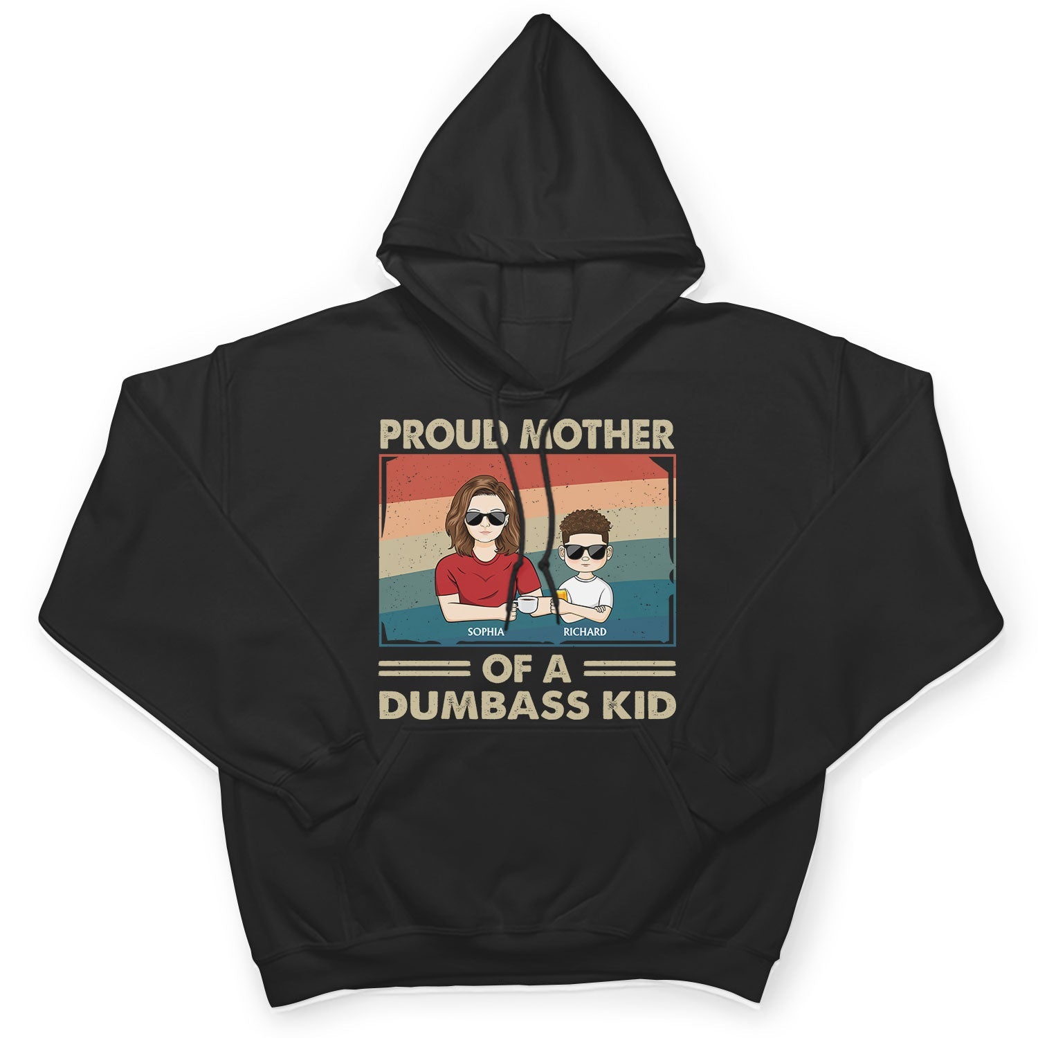 Proud Mother Of A Few - Funny Gift For Mom, Mother, Grandma - Personalized Hoodie