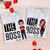 The Boss The Real Boss Funny Valentine‘s Day Gift For Couple Personalized Matching Shirts