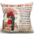 Elegant Couple The Day I Met You Personalized Pillow