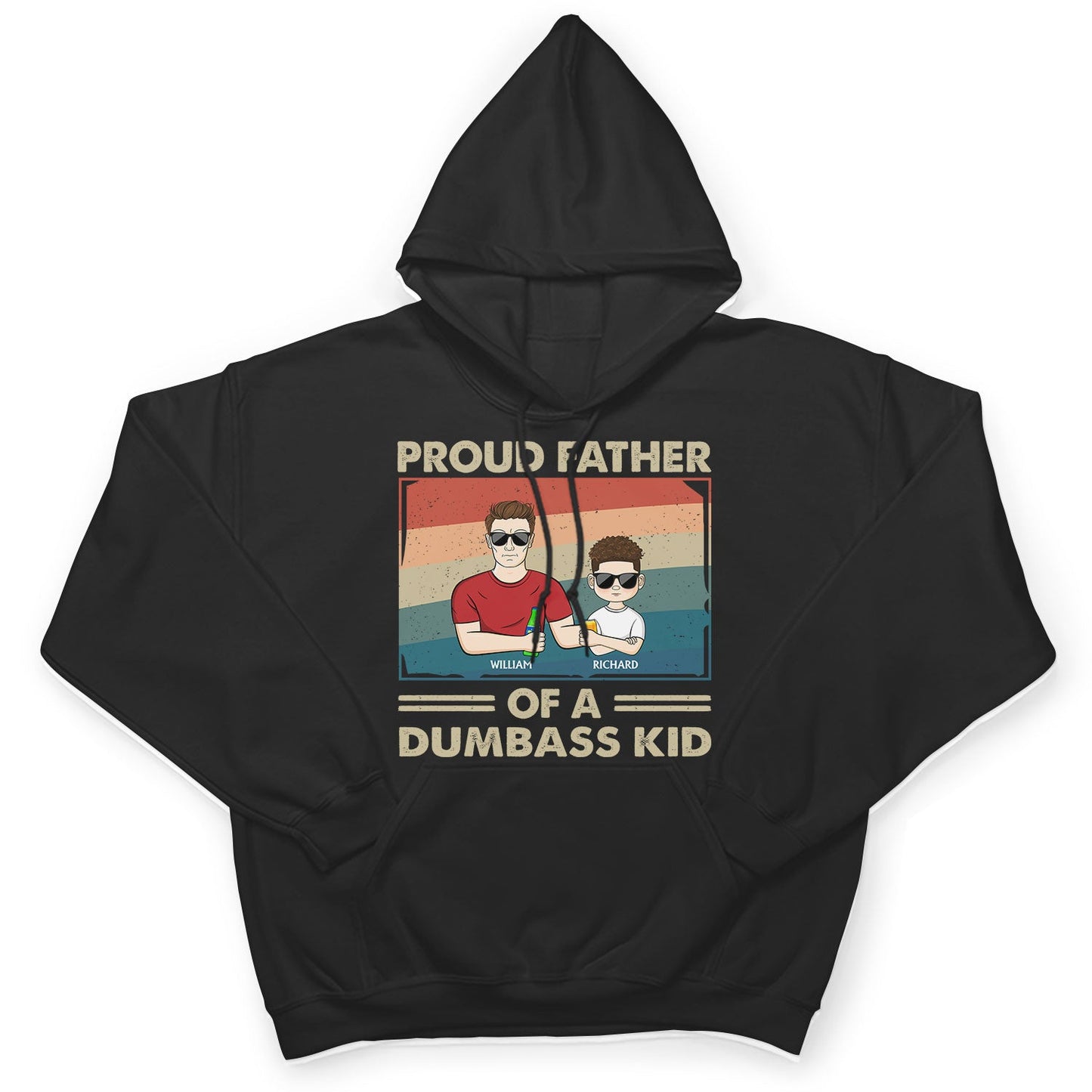 Proud Father Of A Few Kids - Funny Gift For Dad, Father, Grandpa - Personalized T Shirt