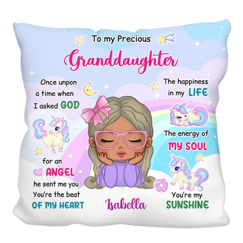 Personalized Gift For Granddaughter You Are My Sunshine Pillow