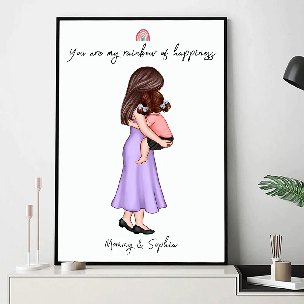 You Are My Everything Mother Holding Kid Personalized Poster