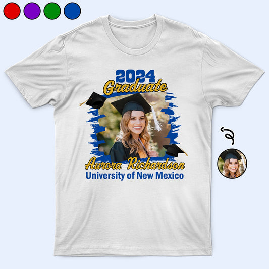 Custom Photo Graduation Celebration - Gift For Friends, Children - Personalized T Shirt