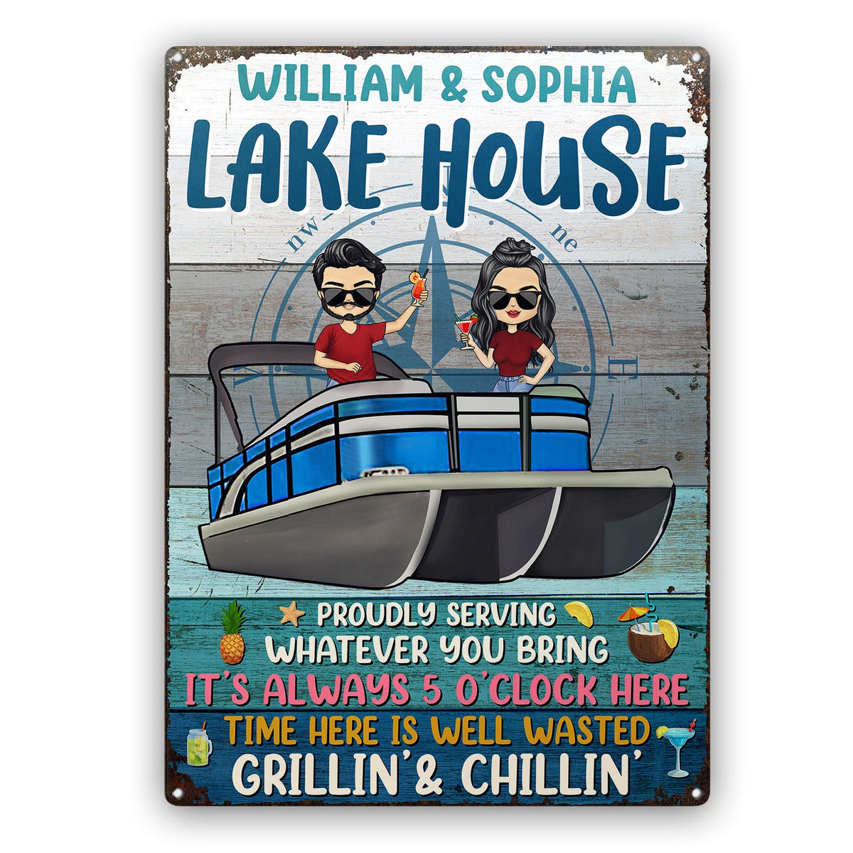 Welcome To Our Lake House Proudly Serving Whatever You Bring - Oudoor ...