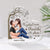 Sexy Couple Kissing Under Wooden Tree Personalized Acrylic Heart Plaque