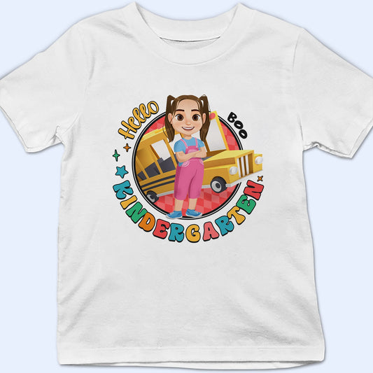 Hello Preschool - Gift For Kids, Back To School - Personalized T Shirt