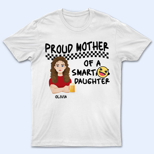 Flat Art Proud Mom Of - Gift For Mother - Personalized T Shirt