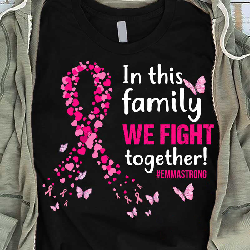 Breast Cancer We Fight Together Personalized Shirt