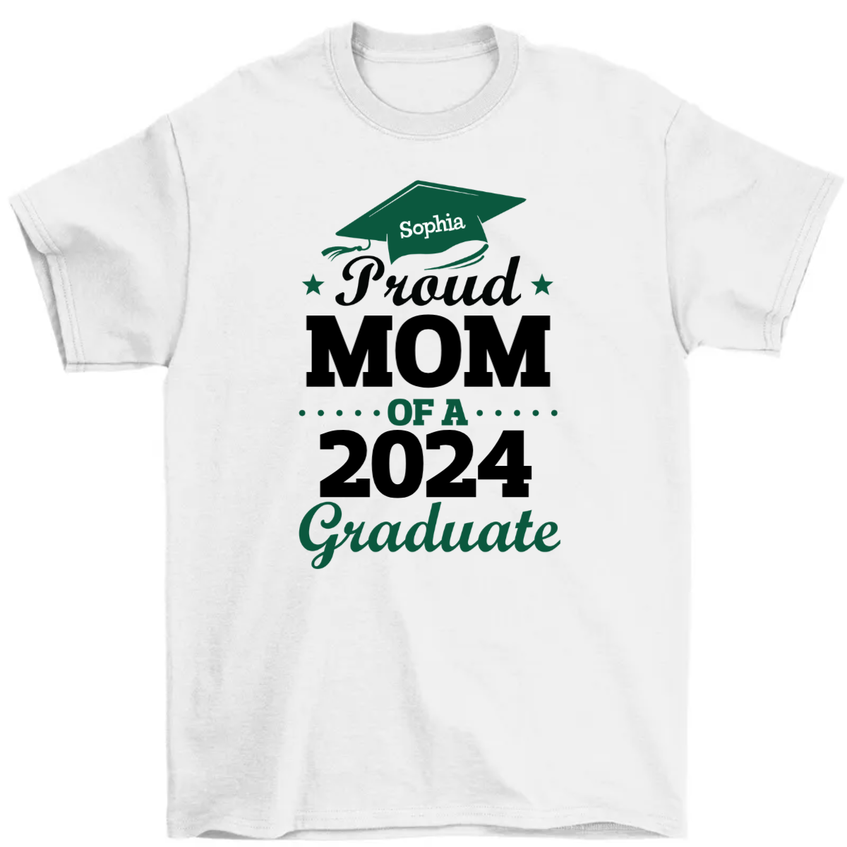 Proud Family Of Graduate Graduation Senior Mom Dad Grandma Grandpa Personalized Shirt