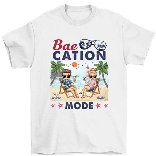 Baecation Mode - Personalized T Shirt