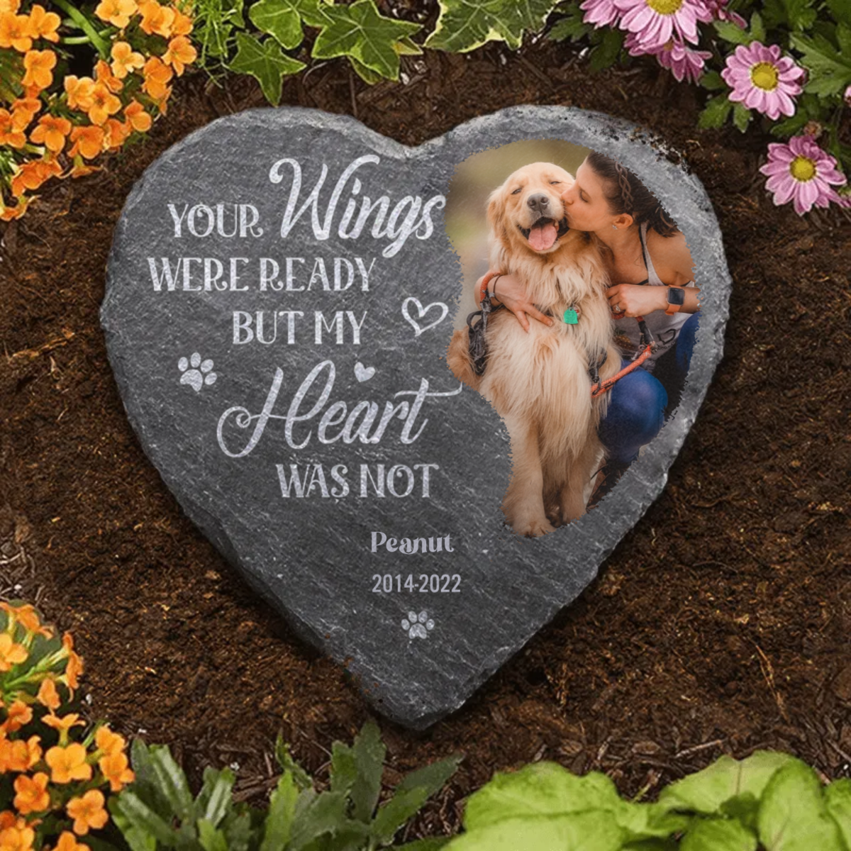 Dog Cat Memorial Gifts for Loss of Dog Cat, Pet Memorial Gifts, Pet Loss Gifts, Pet Memorial Stones, Cemetery Decorations for Grave