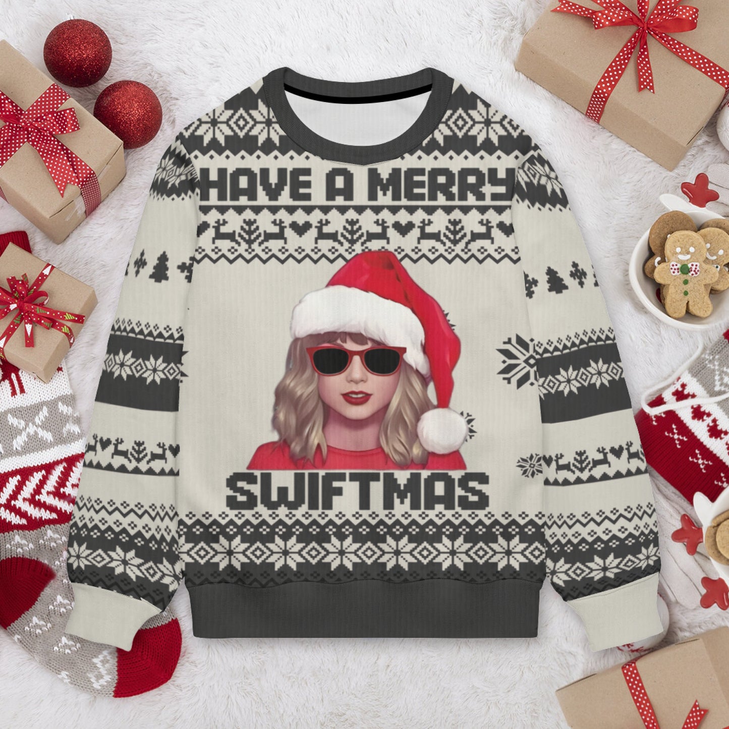 Ugly Christmas Sweater, Merry Swiftmas Sweatshirt, Merry Christmas Sweatshirt, Swiftmas Shirt