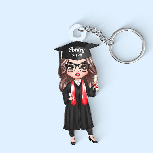 Class Of 2024 Senior Graduation Gift For Daughter Personalized Acrylic Keychain