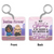 Besties Sisters Forever - Anniversary, Birthday Gifts For Besties - Personalized Custom Acrylic Keychain