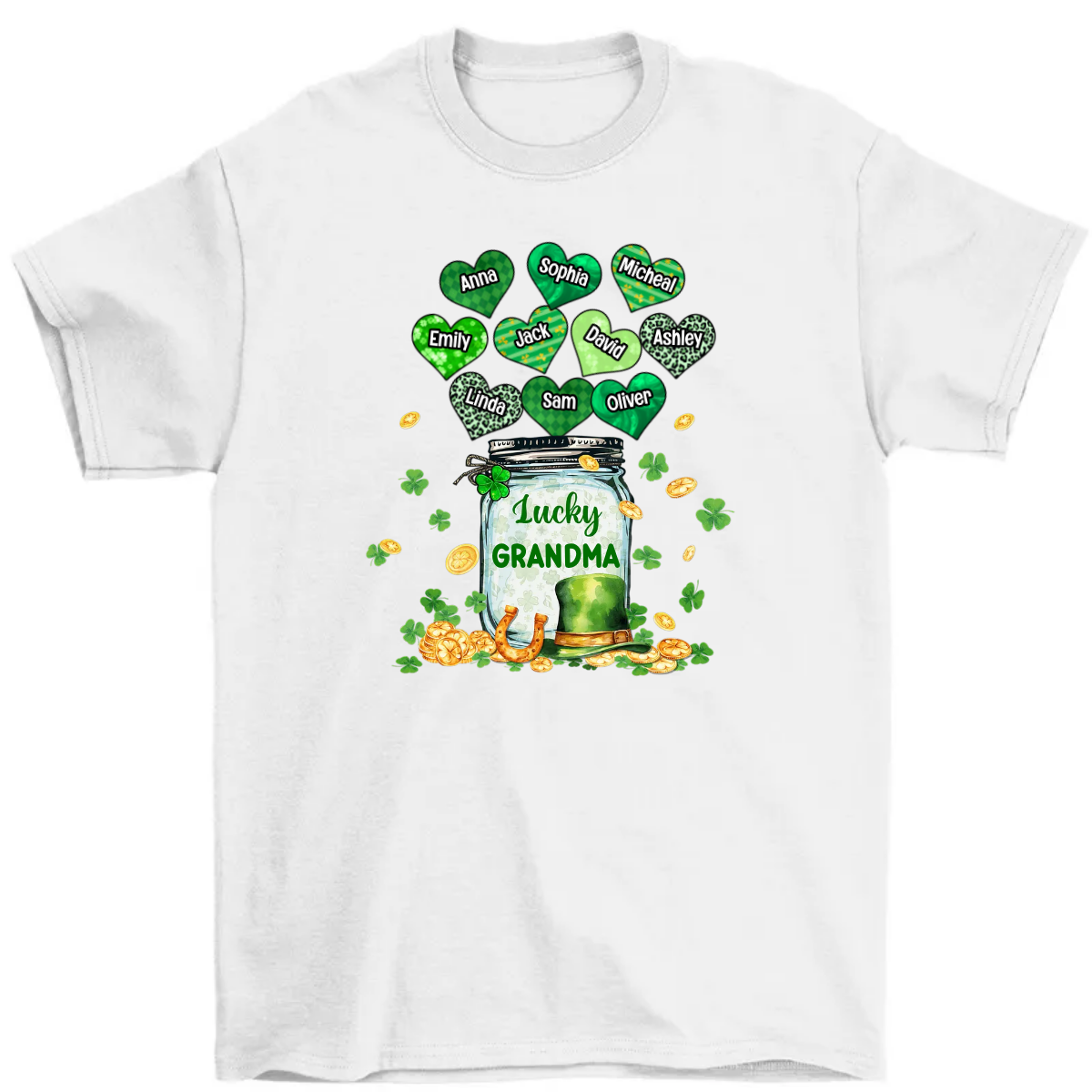 Gift For Grandma Patricks Day Lucky Shirt