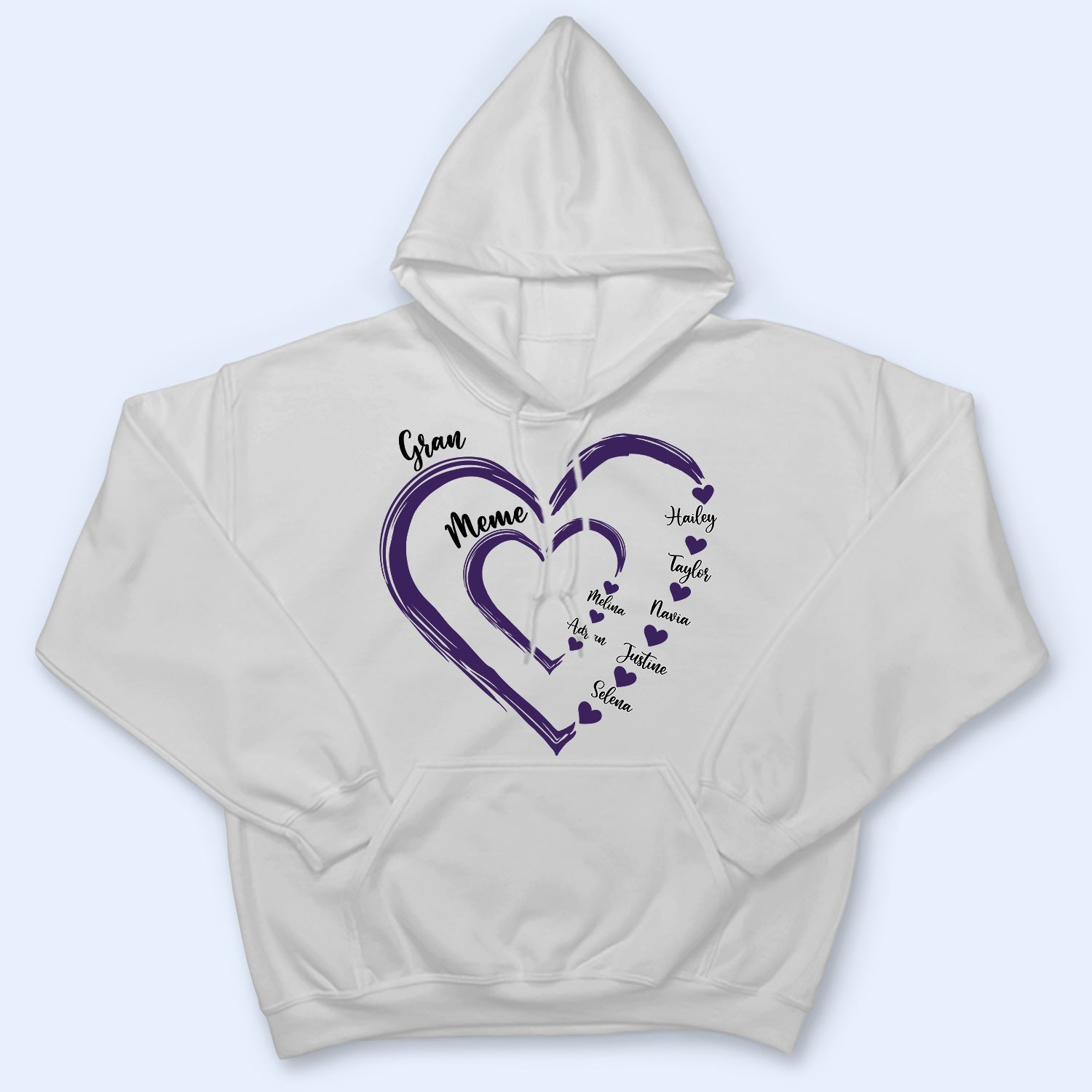 Mom's Grandma's Sweethearts - Gift For Mother, Grandmother - Personalized Hoodie