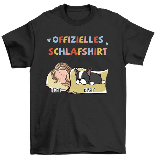 Offizielles Schlafshirt - Personalized Custom Unisex T-Shirt