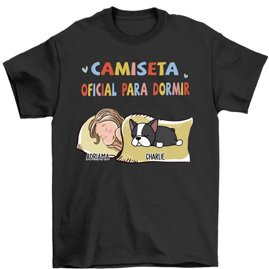 Camiseta oficial para dormir - Personalized Custom Unisex T-Shirt