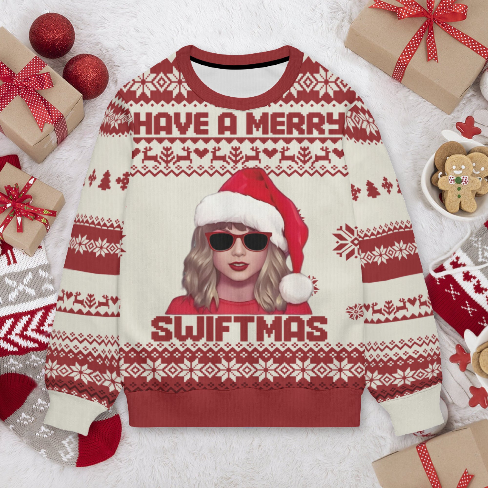 Ugly Christmas Sweater, Merry Swiftmas Sweatshirt, Merry Christmas Sweatshirt, Swiftmas Shirt