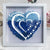 Grandma Hearts Mommy Hearts - Personalized Flower Shadow Box