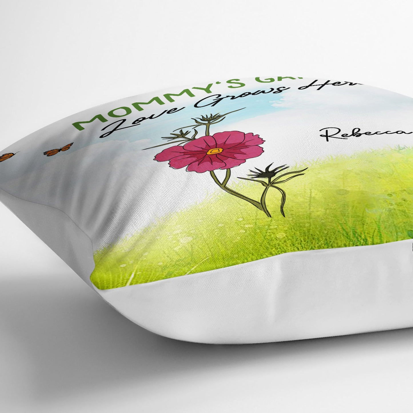 Mom Grandma Garden - Loving Gift For Grandmother, Mother - Personalized Pillow