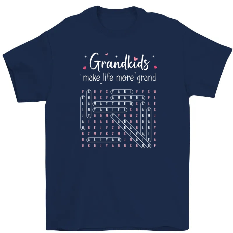 The Greatest Gift You Ever Know Word Search Puzzle Art - Personalized Shirt - Gift For Grandma
