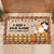 Keep Door Closed Fluffy Cats Fall Season Personalized Doormat