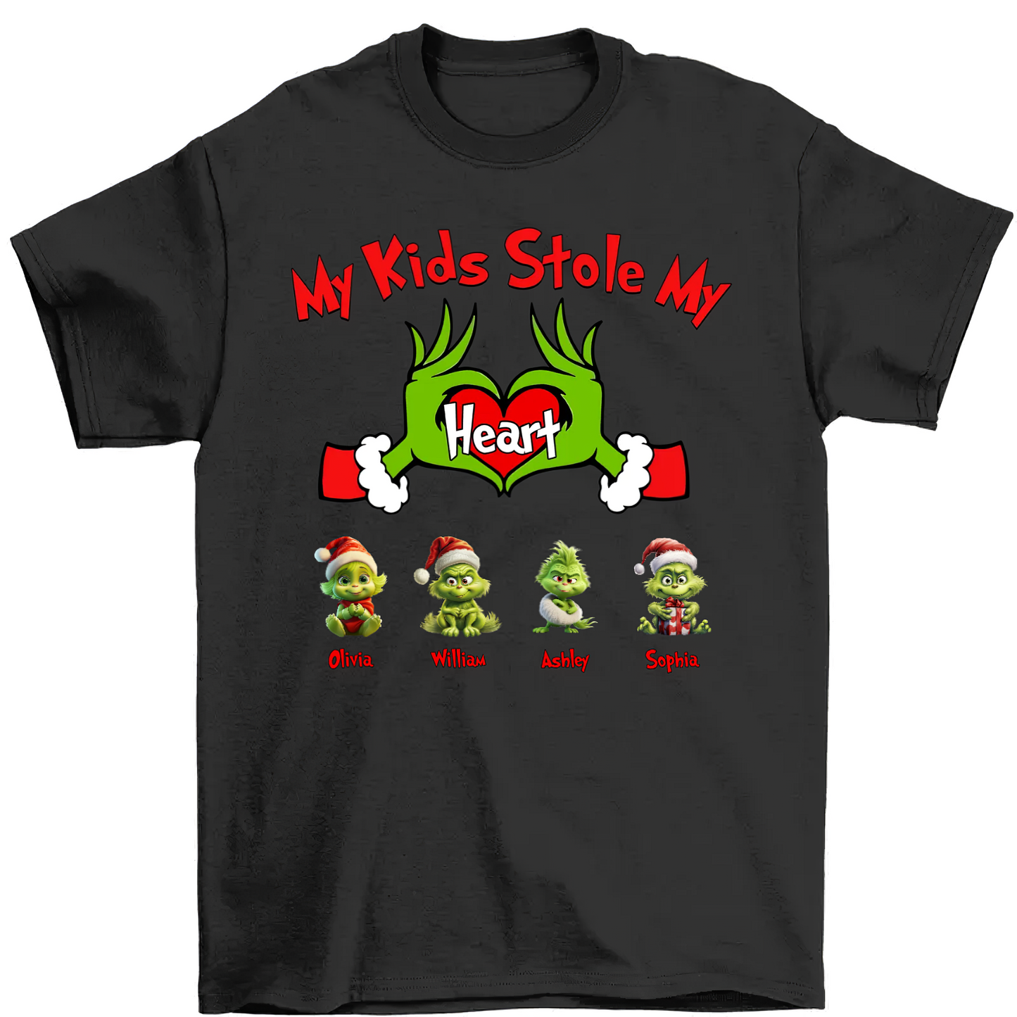 My Kids Stole My Heart Personalized Shirt