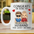 Congrats On Being My Husband Chibi - Anniversary, Vacation, Funny Gift For Couples, Family - Personalized Custom Mug