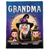 Grandma Mom Witch With GrandKids Halloween Personalized Custom Fleece Blanket