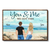 Back View Couple Beach Landscape You & Me We Got This - Gift For Couples - Personalized Horizontal Poster